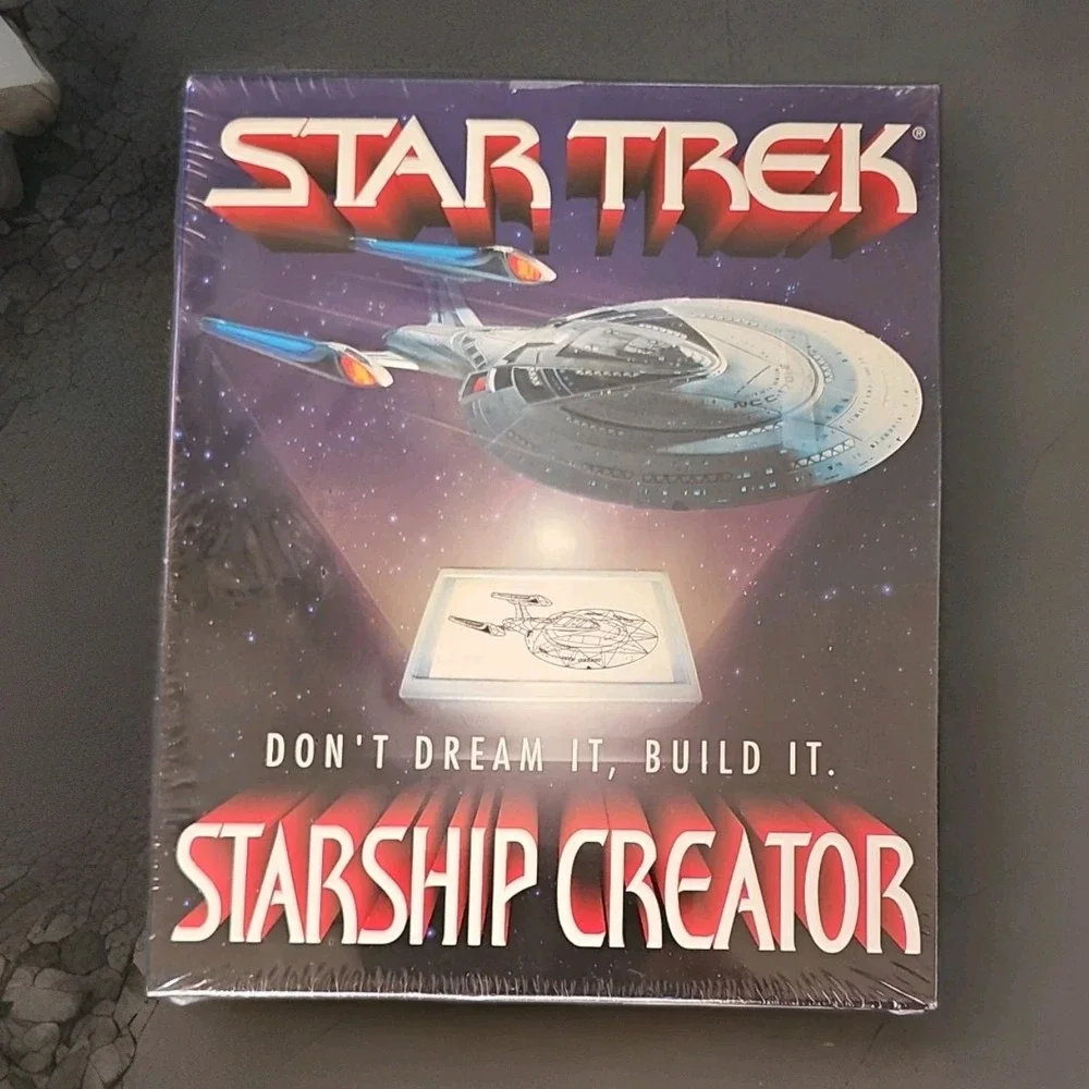 Star Trek Starship Creator PC Big Box Game Simon & Schuster New Sealed
